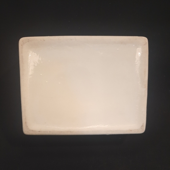 Vintage Cigarette Trinket Lidded Box with Feather Design - Picture 4 of 7